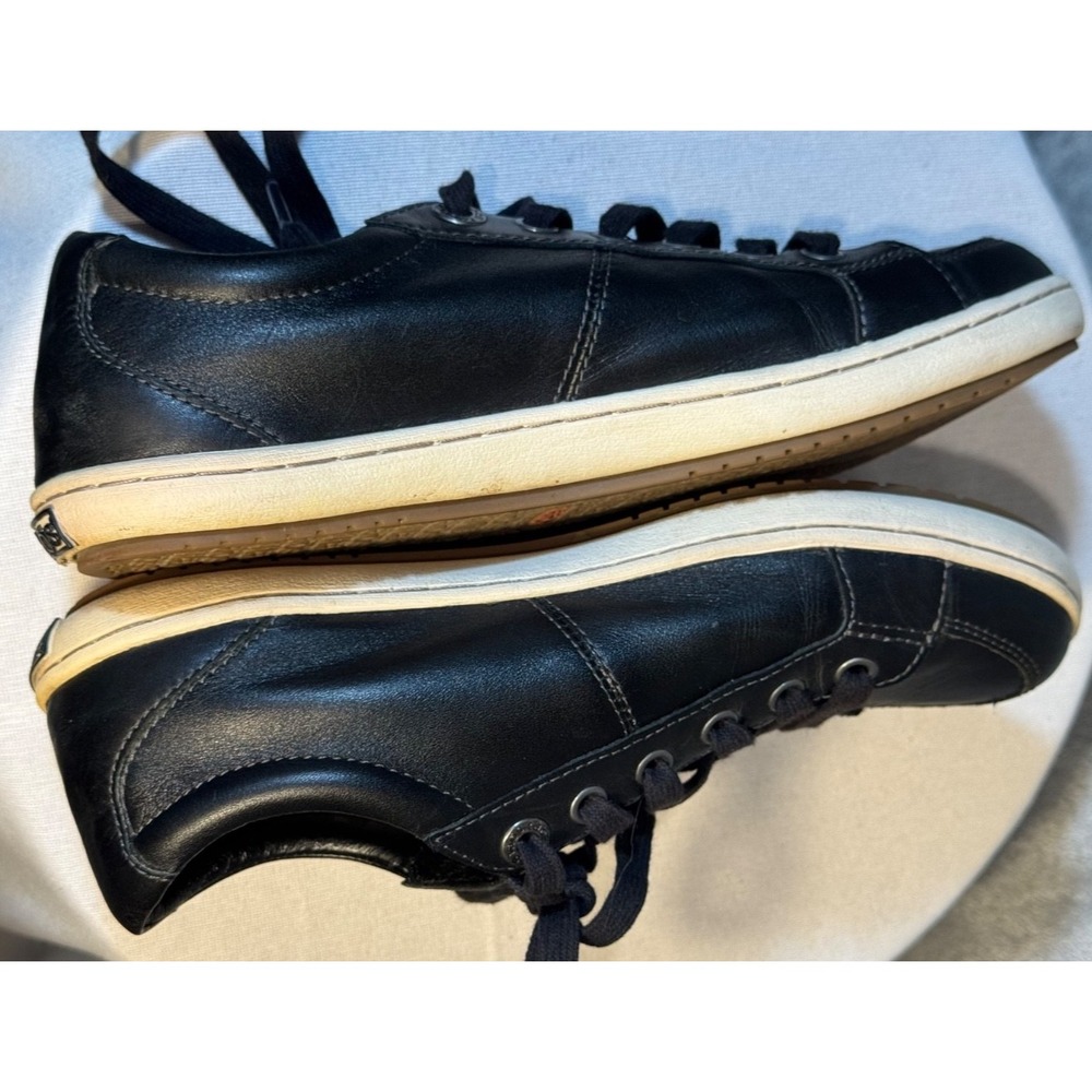 Taos Plim Soul Lux Women Sneaker Black Leather Lace Up Sz 7 comfort walking shoe - Picture 8 of 10